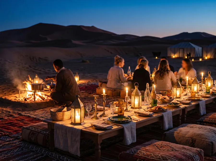 Desert Camp Dinner