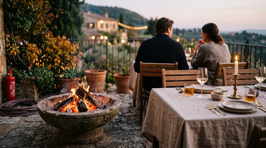 Fire cooking in rented villas, and the rules nobody reads