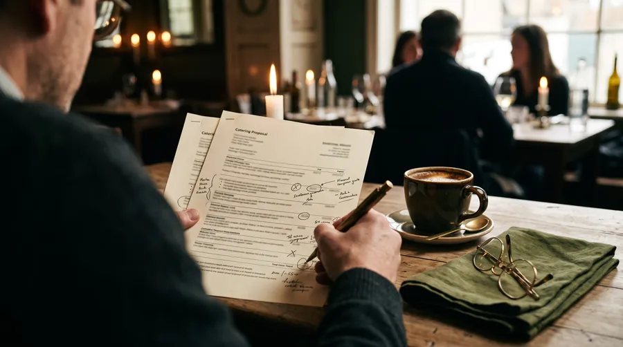How to read a catering quote