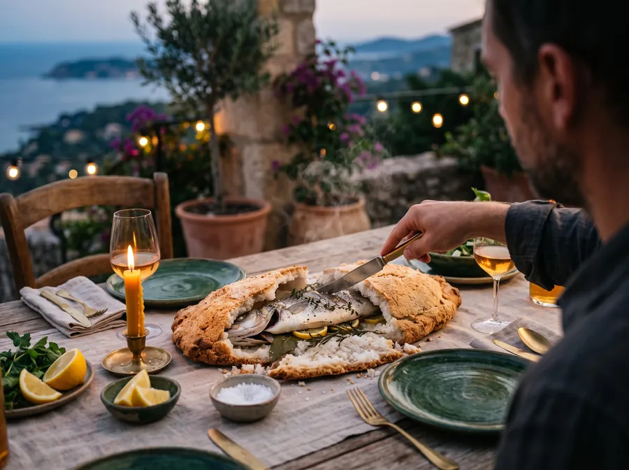 Whole Fish in a Salt Crust
